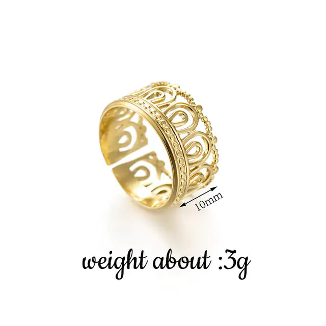 Gold Cocktail Ring (Universal Size)