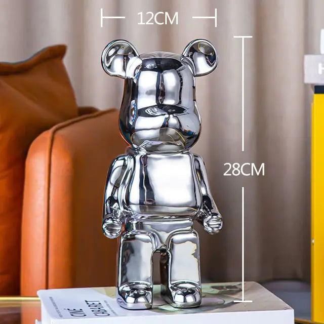 Luxurious Bearbrick Replica Statue 20cm/28cm