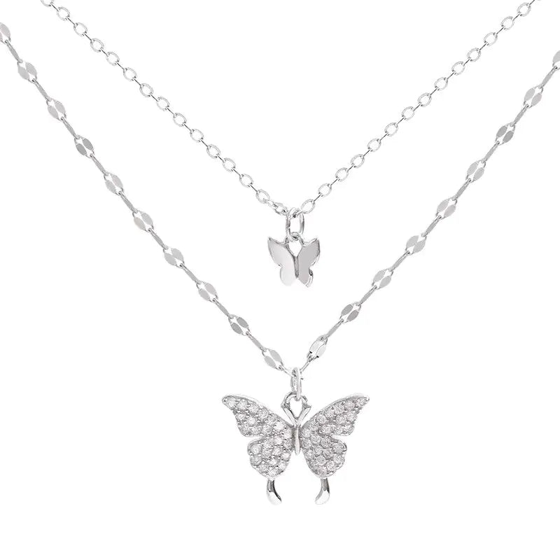 925 Silver Butterfly Necklace