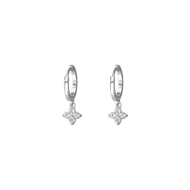 925er Silber Floral Sweet Earrings