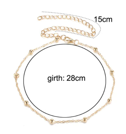 Ball Detailing Necklace gold