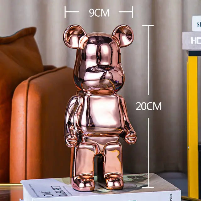 Luxurious Bearbrick Replica Statue 20cm/28cm