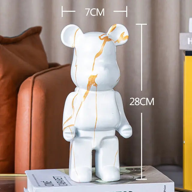 Luxurious Bearbrick Replica Statue 20cm/28cm