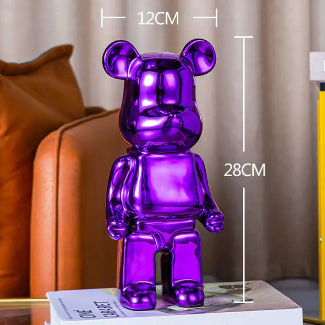 Luxurious Bearbrick Replica Statue 20cm/28cm