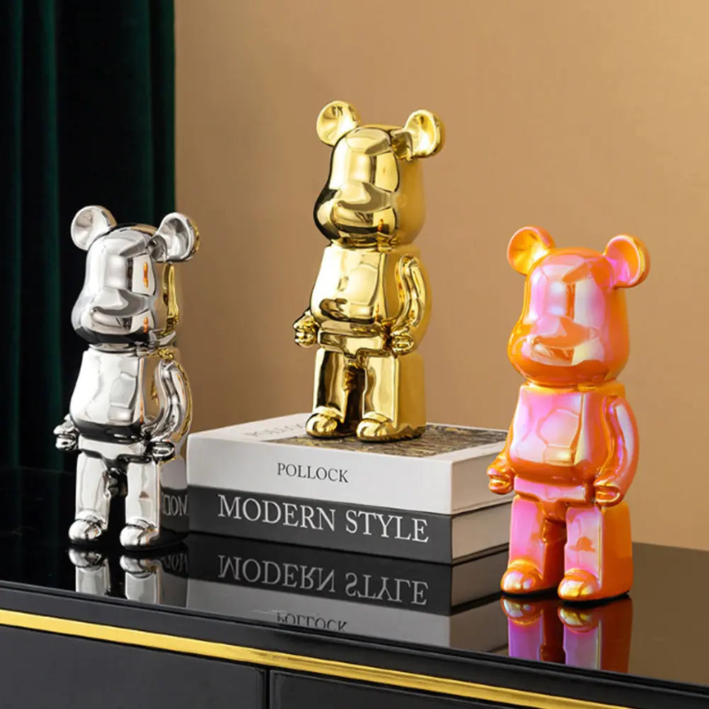 Luxurious Bearbrick Replica Statue 20cm/28cm