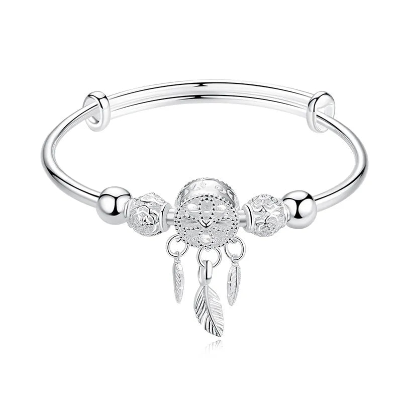 925 silver dreamcatcher bracelet