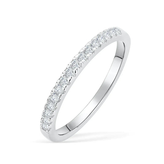 925 silver diamond ring silver/rose