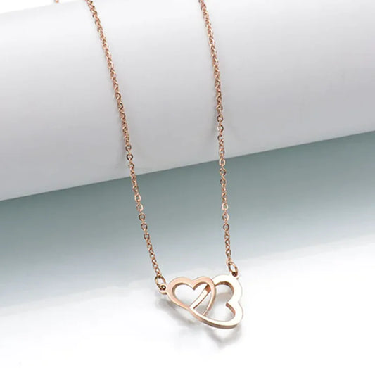 Forever Bond Titanium Necklace (gold/silver/rose)