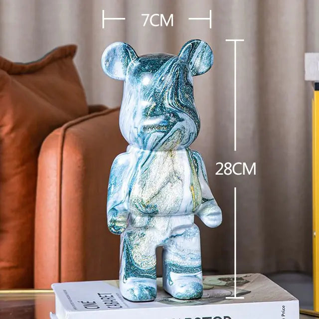 Luxurious Bearbrick Replica Statue 20cm/28cm