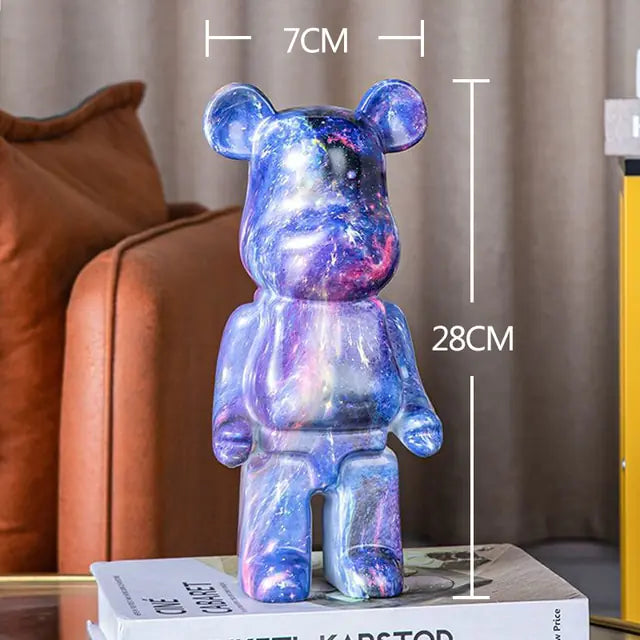 Luxurious Bearbrick Replica Statue 20cm/28cm