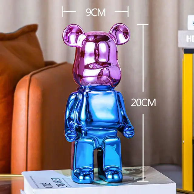 Luxurious Bearbrick Replica Statue 20cm/28cm