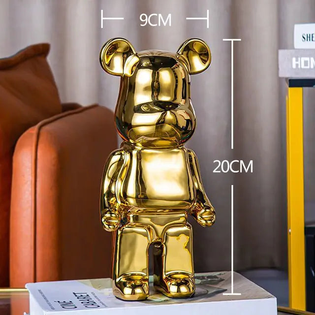 Luxurious Bearbrick Replica Statue 20cm/28cm