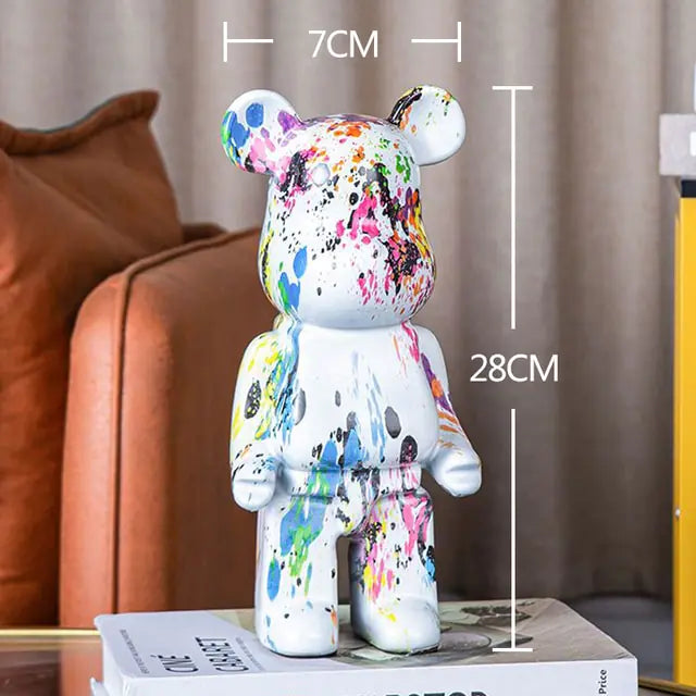 Luxurious Bearbrick Replica Statue 20cm/28cm