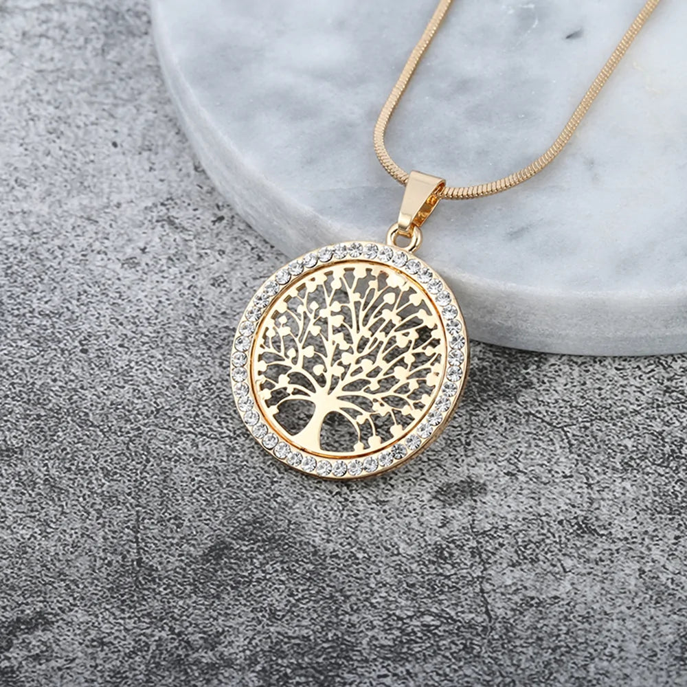 Elegant Tree Necklace gold/silver/rose