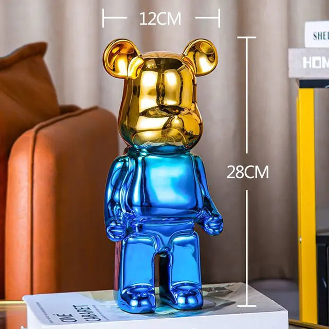 Luxurious Bearbrick Replica Statue 20cm/28cm