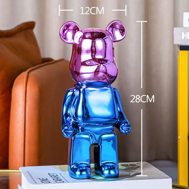 Luxurious Bearbrick Replica Statue 20cm/28cm