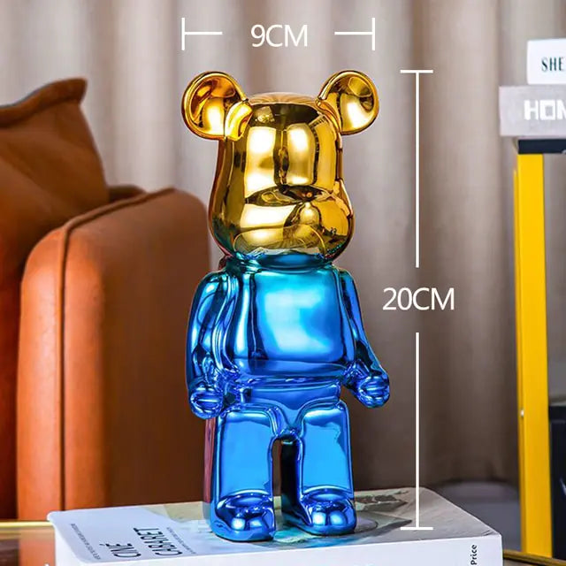 Luxurious Bearbrick Replica Statue 20cm/28cm