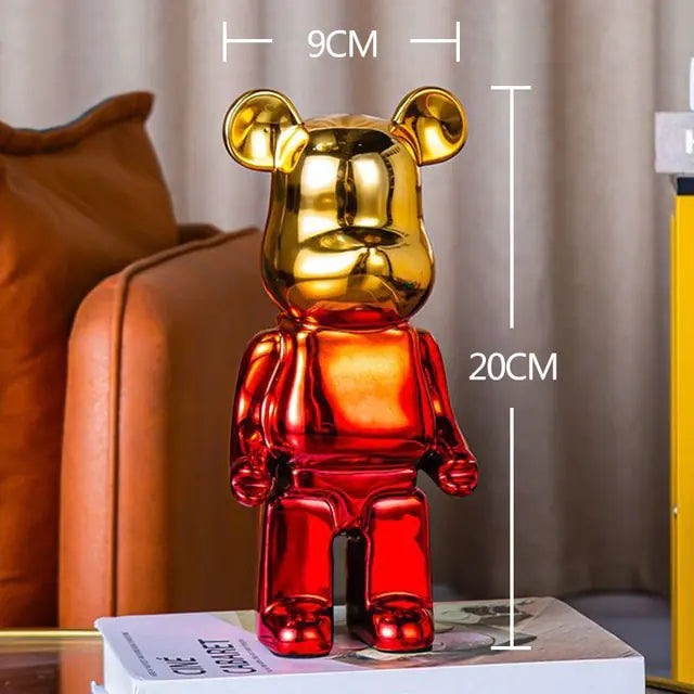 Luxurious Bearbrick Replica Statue 20cm/28cm