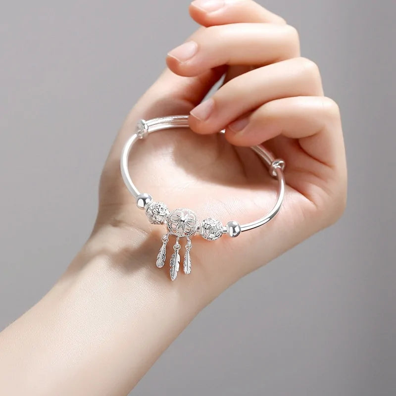 925 silver dreamcatcher bracelet