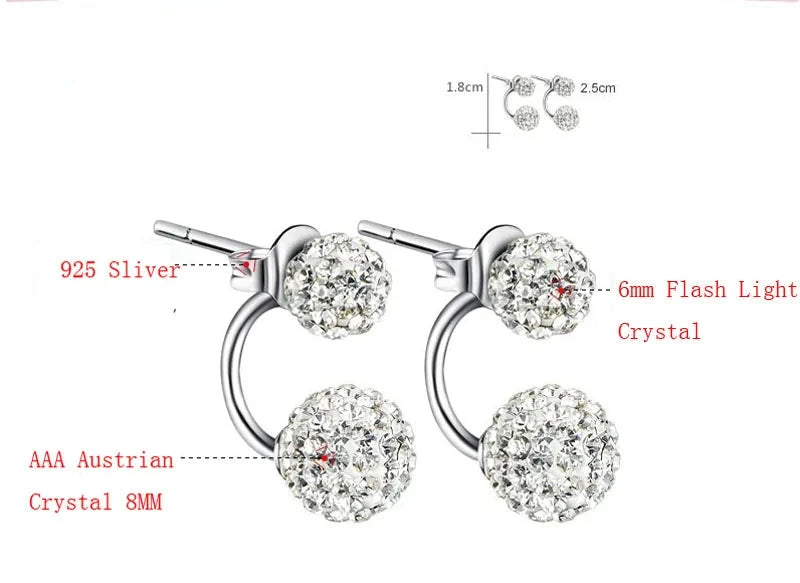 925er Silber Princess Earrings