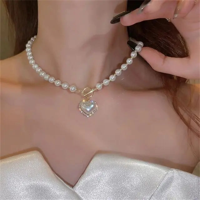 Choker Pearl Necklace (various designs)