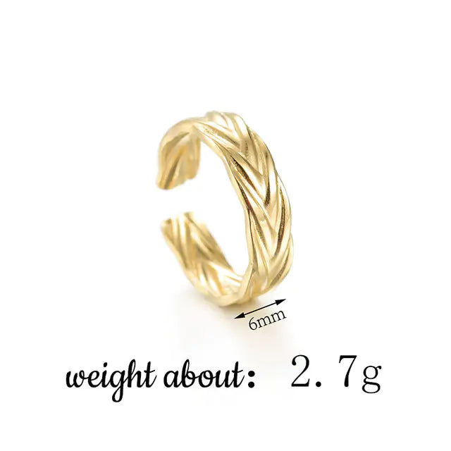 Gold Cocktail Ring (Universal Size)