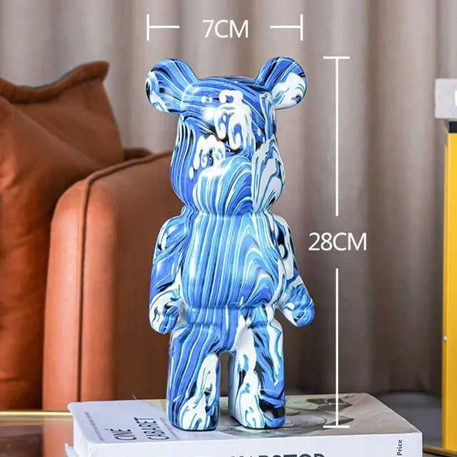 Luxurious Bearbrick Replica Statue 20cm/28cm