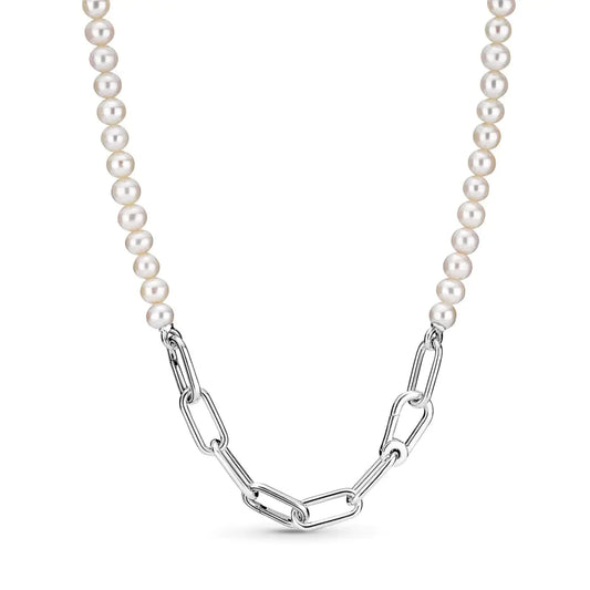 925 Silver Pearl Necklace