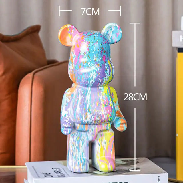 Luxurious Bearbrick Replica Statue 20cm/28cm