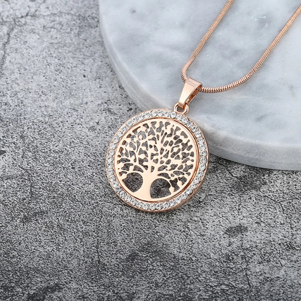 Elegant Tree Necklace gold/silver/rose