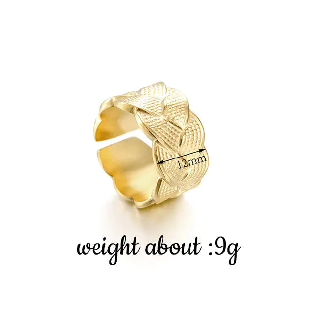 Gold Cocktail Ring (Universal Size)