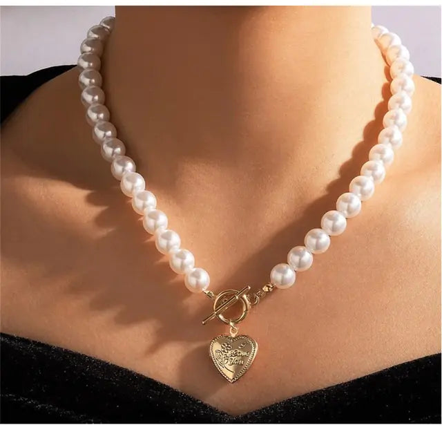 Choker Pearl Necklace (various designs)