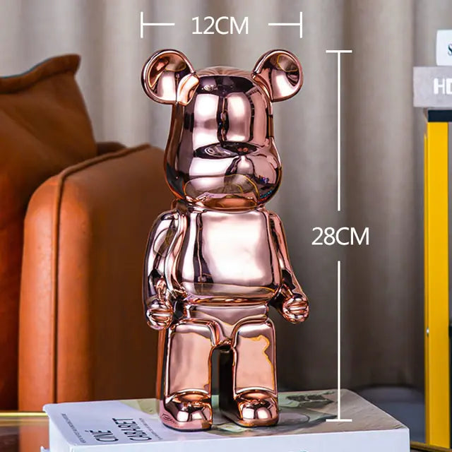 Luxurious Bearbrick Replica Statue 20cm/28cm