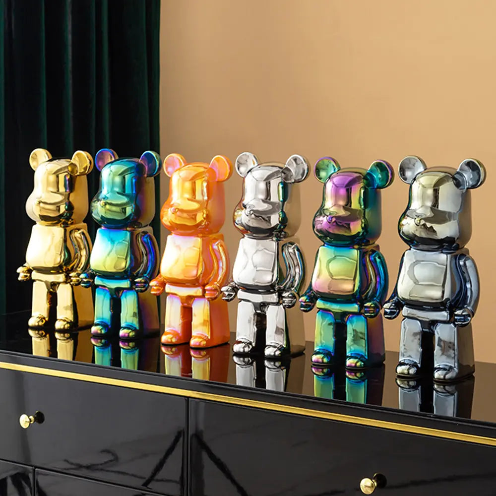 Luxurious Bearbrick Replica Statue 20cm/28cm