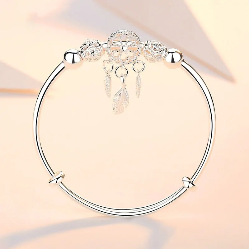 925 silver dreamcatcher bracelet