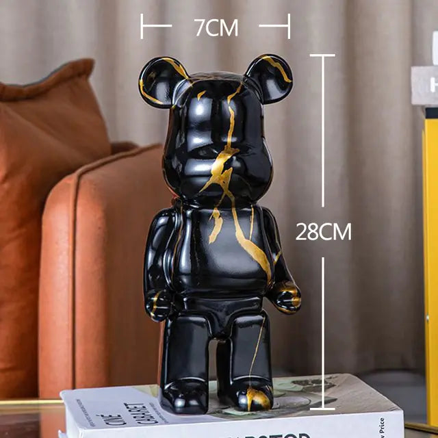 Luxurious Bearbrick Replica Statue 20cm/28cm