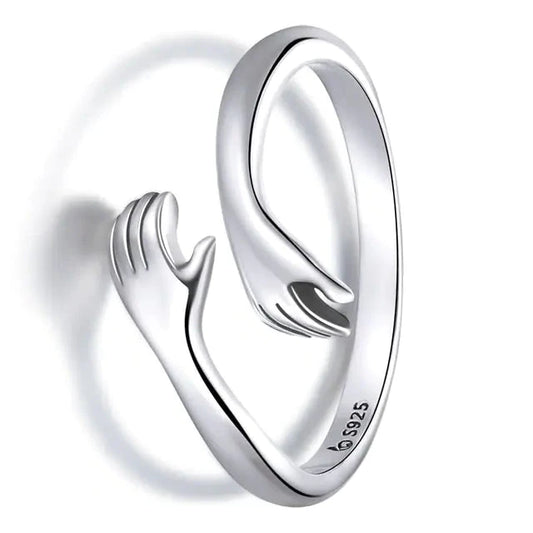 925 silver Embrace ring gold/silver/rose