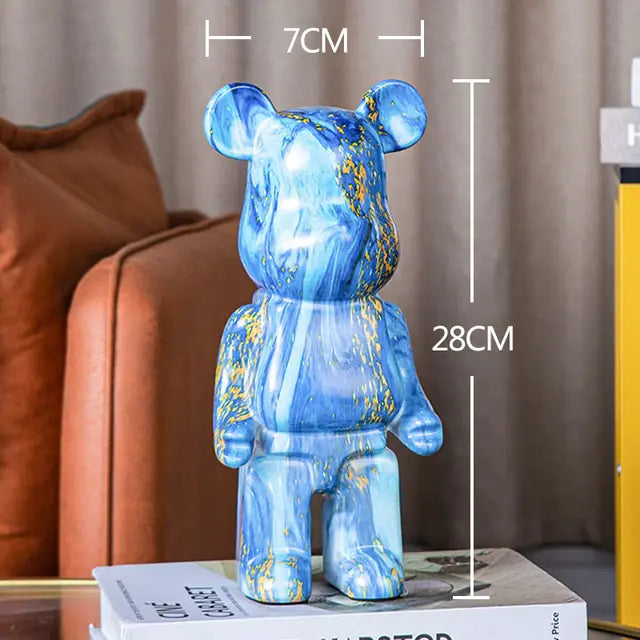 Luxurious Bearbrick Replica Statue 20cm/28cm