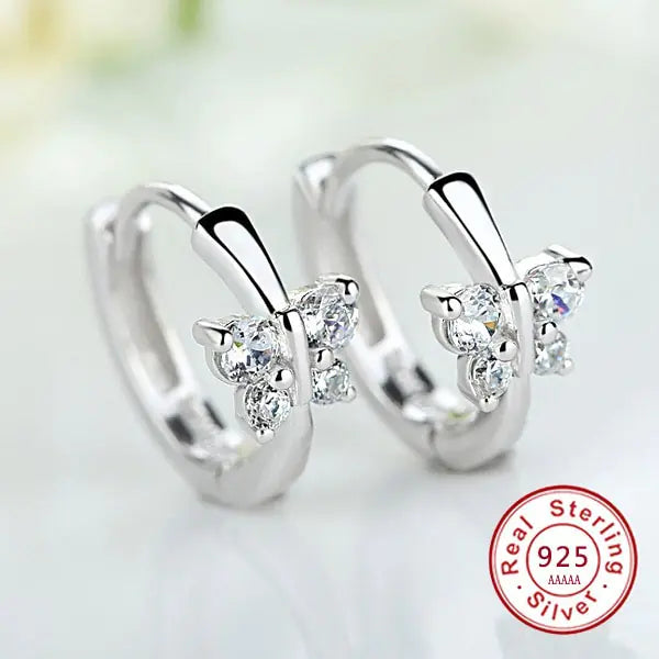 925er Silber Butterfly Earrings