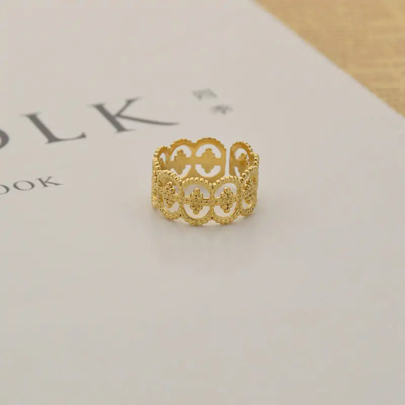 Gold Cocktail Ring (Universal Size)