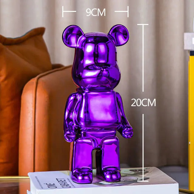 Luxurious Bearbrick Replica Statue 20cm/28cm