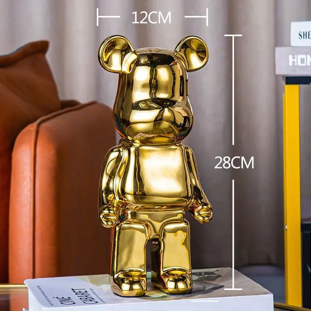 Luxurious Bearbrick Replica Statue 20cm/28cm